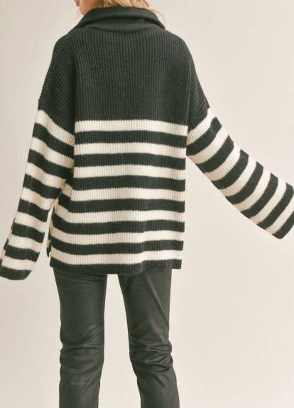 SAGE THE LABEL - Jetlag Striped Sweater