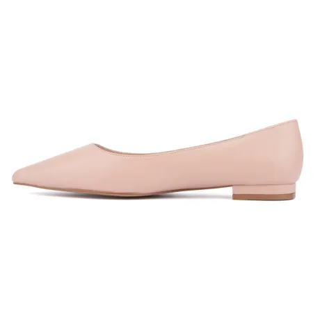 Fashion To Figure Women's Bailey Ballet Flat - WIDE WIDTH