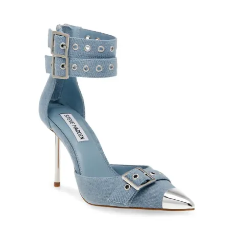 STEVE MADDEN - Bex Denim Fabric Heel