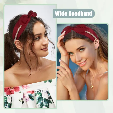 Unique Bargains- Bunny Ears Wide Bow Headbands