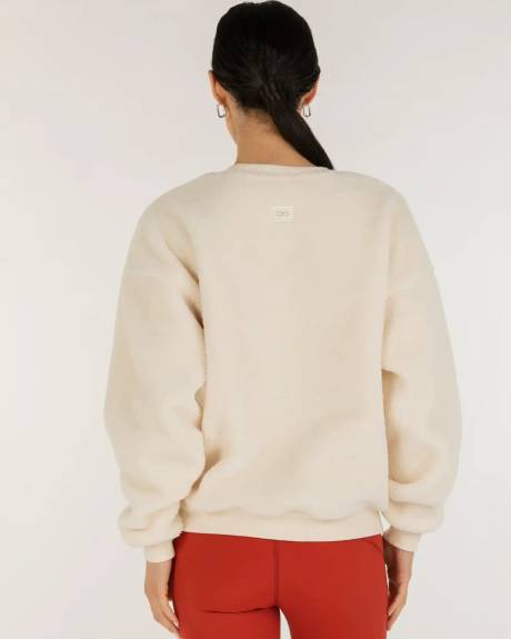 Rebody - Sweat Teddy Sherpa doublé en micro-polaire