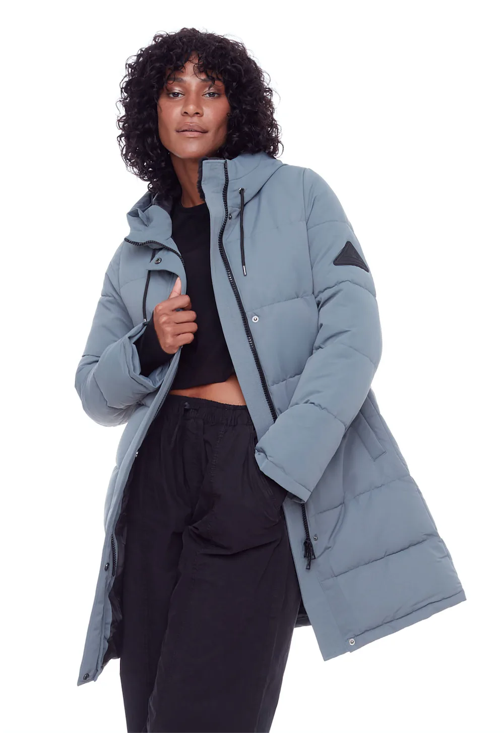 Alpine North Women's - AULAVIK | Vegan Down Recycled Mid-length Hooded Parka Coat