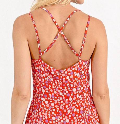 MOLLY BRACKEN - Strappy Printed Jumpsuit