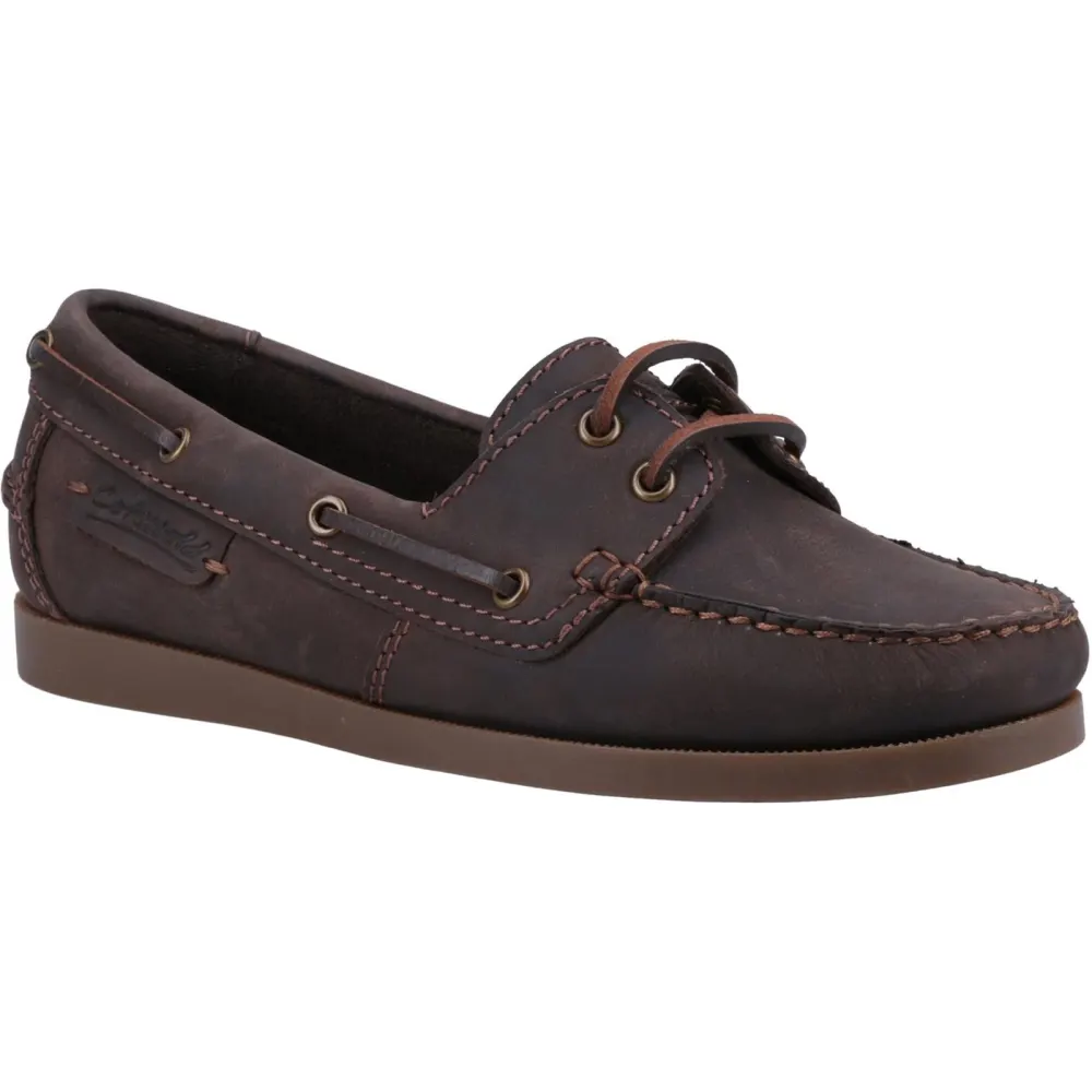 Cotswold - Womens/Ladies Waterlane Leather Boat Shoes