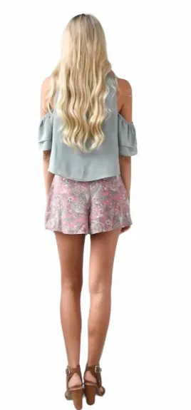 Show Me Your Mumu - Sadie Ruffle Crop Top