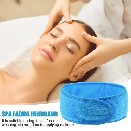 Unique Bargains- 4 Pcs Soft Spa Headband Hair Bands