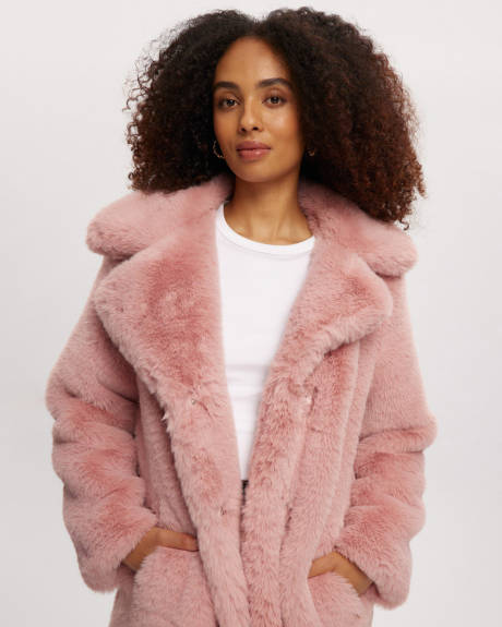 Noize - Savannah Long Vegan Fur Coat