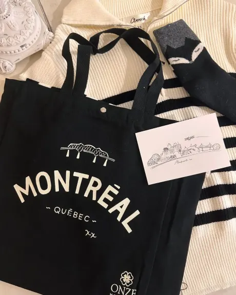 Annick - Montréal Sac Toile Illustration