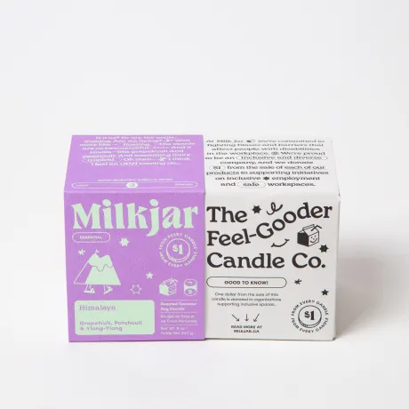 Milk Jar Himalaya Essential Oil Candle | Grapefruit & Patchouli 8oz