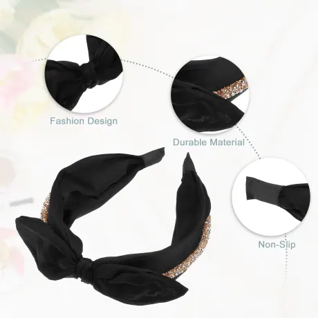 Unique Bargains- Bunny Ears Wide Bow Headbands