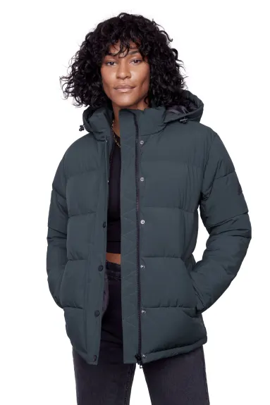 Alpine North Women's - FORILLON | Vegan Down Recycled Short Quilted Puffer Jacket