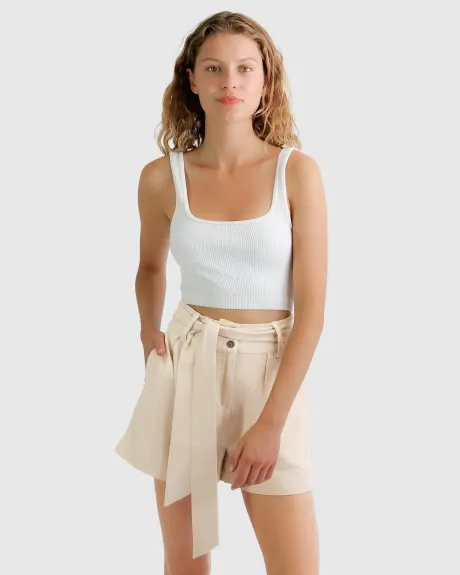 Belle & Bloom Limitless Belted Shorts