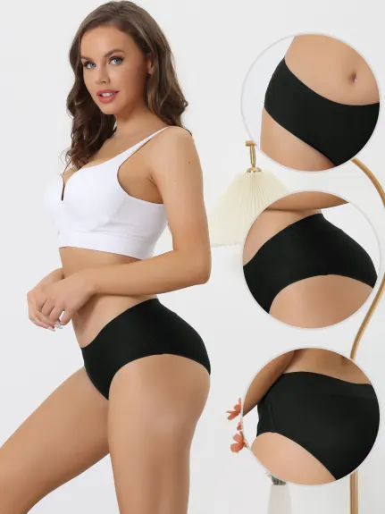 Allegra K- Slip invisible extensible à couverture complète taille moyenne