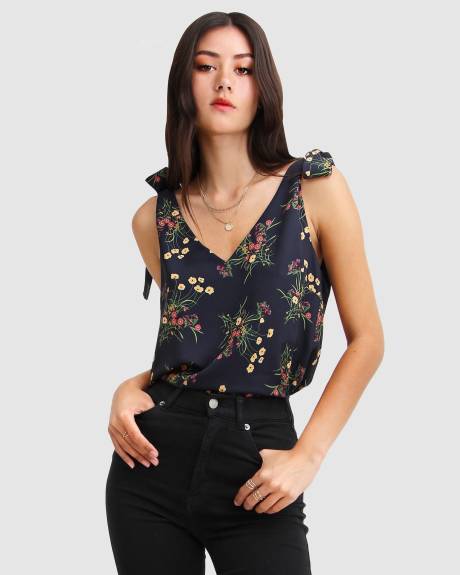 Belle & Bloom Feel For You V Neck Top