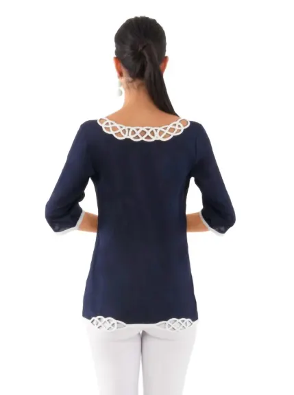 GRETCHEN SCOTT - Infinity Embroidered Top