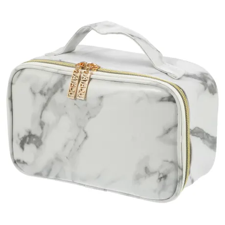 Unique Bargains- Travel Marble Make Up Bag Brush Organizer