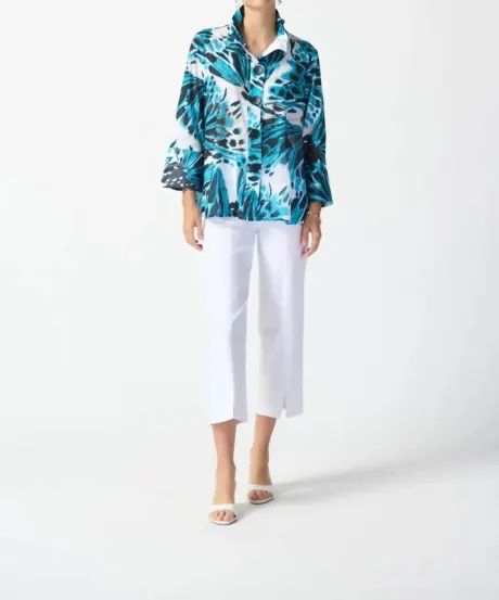 Joseph Ribkoff - Knit Jacquard Print Jacket