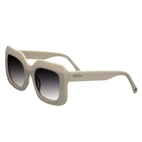 Bertha - Talitha Handmade in Italy Sunglasses - White