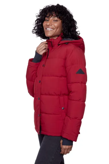 Alpine North Women's - FORILLON | Vegan Down Recycled Short Quilted Puffer Jacket