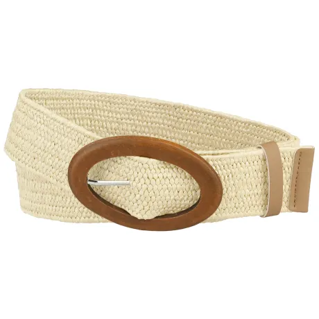 Allegra K- Elastic Waist Wide Stretch Woven Belt