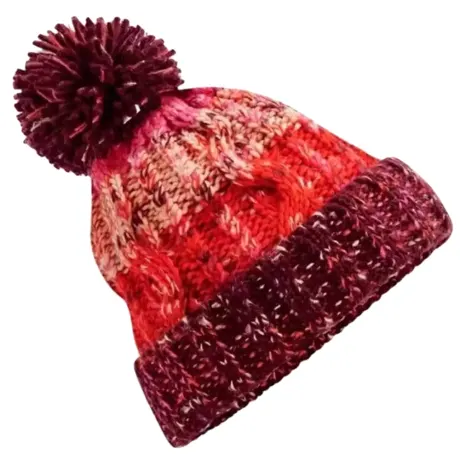 Beechfield - ® Womens/Ladies Corkscrew Pom Pom Beanie