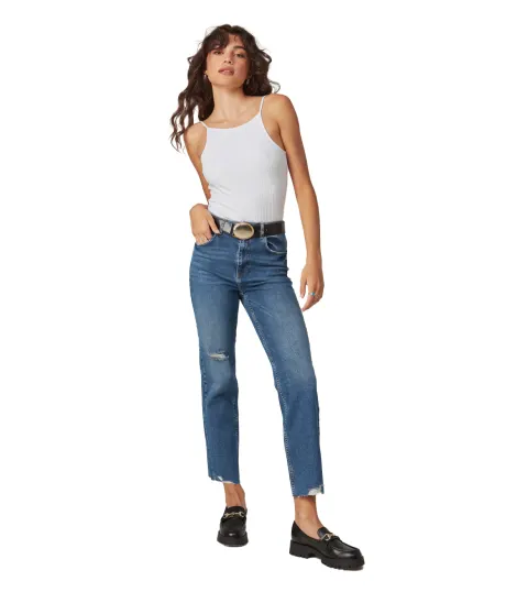 DENVER-DIS Jean droit taille haute