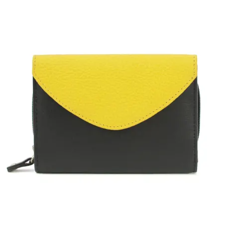 Eastern Counties Leather - Una Colour Block Leather Coin Purse