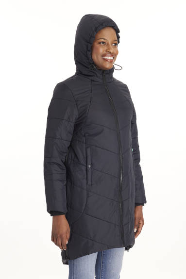 Harper -  3in1 Maternity Coat Cocoon Mid Thigh - Modern Eternity Maternity