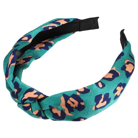 Unique Bargains - Bandeau noué à motif léopard