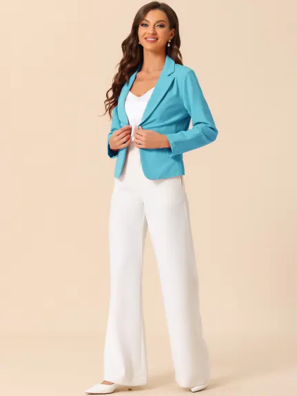 Allegra K - Open Front Dressy Business Blazer