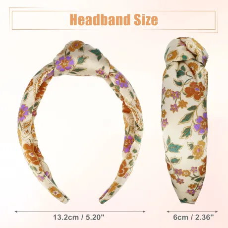 Unique Bargains- bandeau Floral classique noué