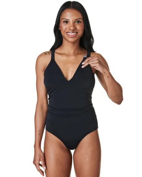 Bravado Designs -  Maillot de bain d'allaitement une pièce - noir