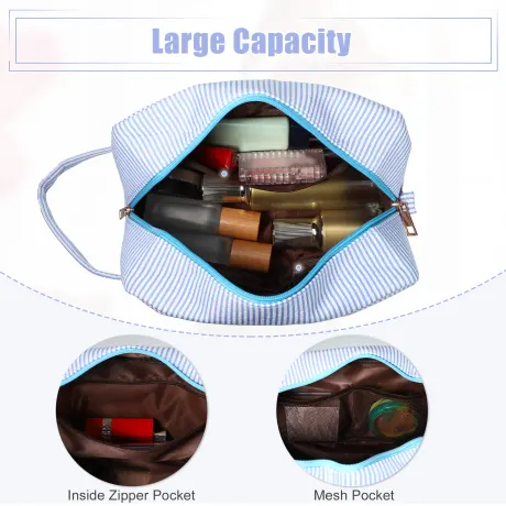 Unique Bargains- Letter J Cosmetic Travel Makeup Bag Organizer