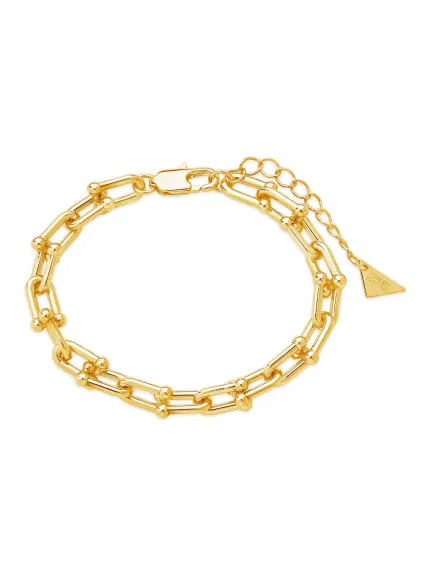 Sterling Forever - U Chain Bracelet