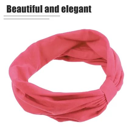 Unique Bargains - Stretchy Cotton Sports Headbands Sweatbands