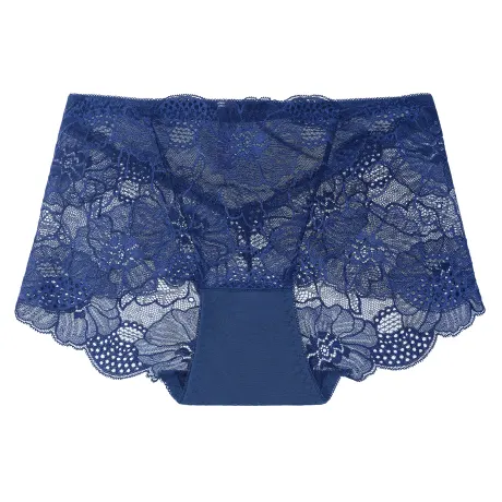 Allegra K- Lace Floral High Waisted Brief Panties