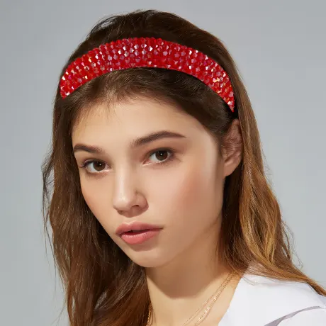 Unique Bargains- Rhinestone Bling Padded Headband Hairband