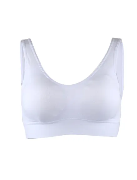 Allegra K- coussins amovibles sans fil gilet de sommeil Tops Bra