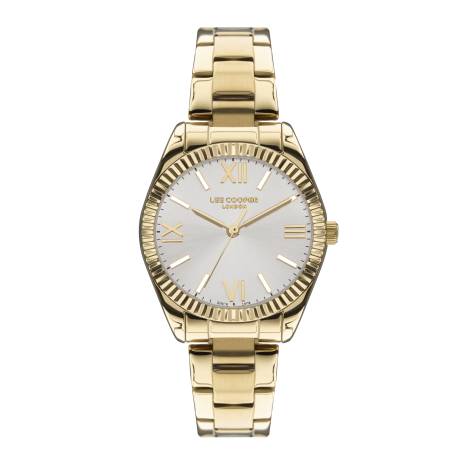 LEE COOPER-Montre Dames Argenté 32mm Cadran Blanc