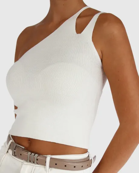 Belle & Bloom - Symphony Double Strap Knit Crop