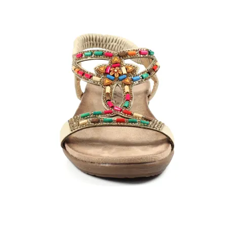 Lunar - Womens/Ladies Mariella Beaded Sandals