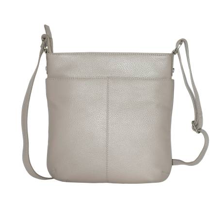 Club Rochelier Ladies' Leather Top Zipper Crossbody