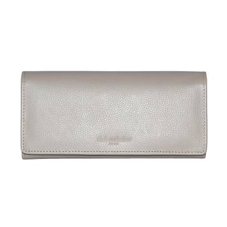 Club Rochelier Ladies' Leather Clutch Wallet with Gusset Pocket