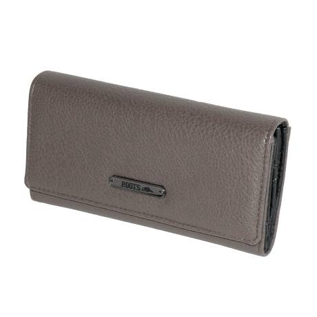 Roots Ladies Slim Trifold Clutch Wallet