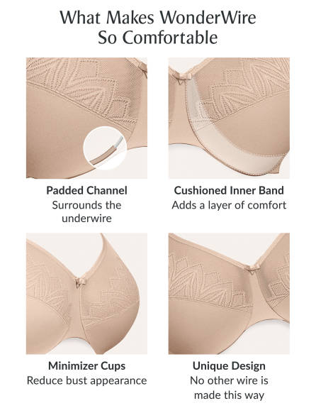 Glamorise WonderWire Minimizer Bra