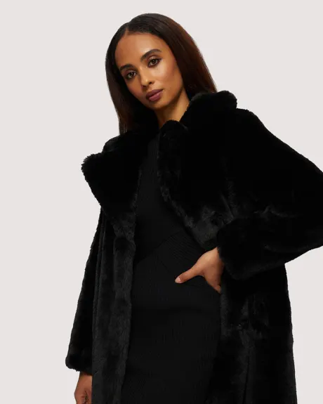 Noize - Savannah Long Vegan Fur Coat