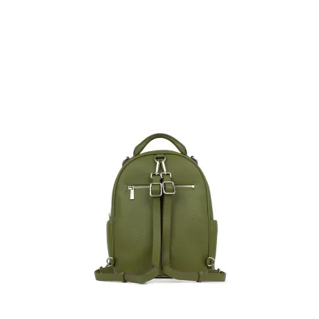 Lambert - Le Maude - Sac à dos 3-en-1 en cuir vegan olive