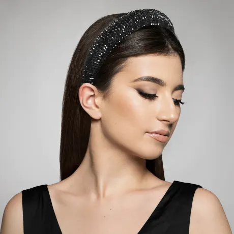 Unique Bargains- Rhinestone Bling Padded Headband Hairband