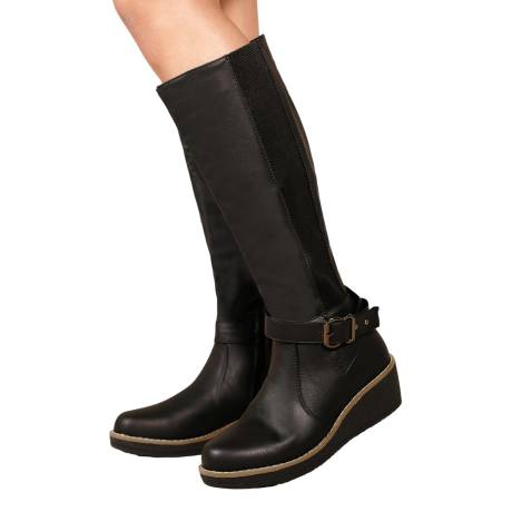 Where's That From - Womens/Ladies Ayleen Wedge Knee-High Boots