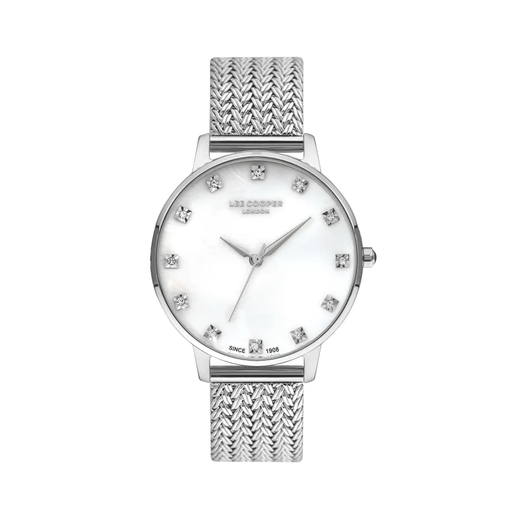 LEE COOPER-Montre Dames Doré 36mm Cadran Blanc